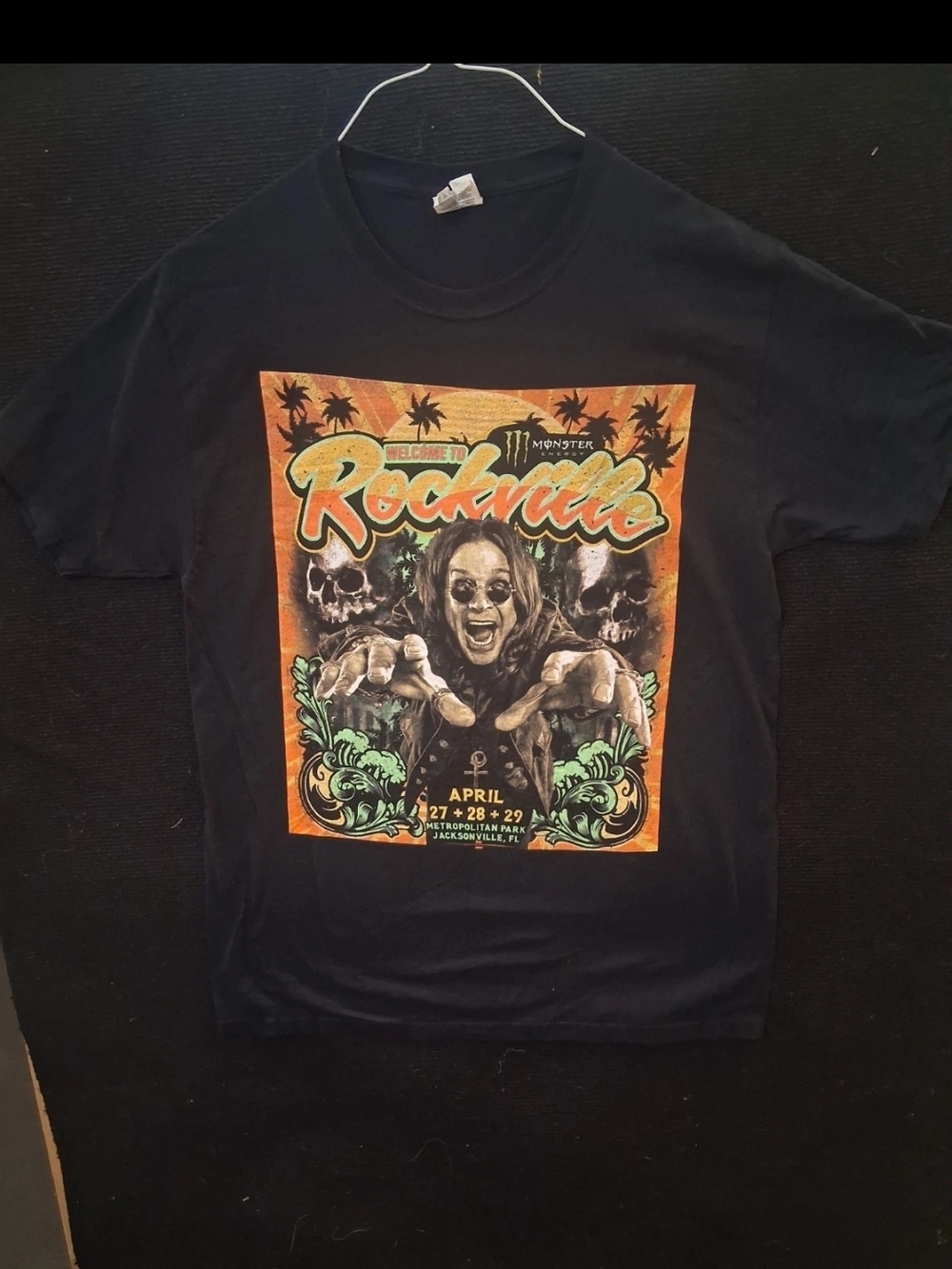 Rockville music festival t-shirt featuring Ozzy Osbourne